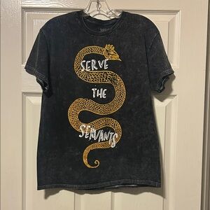 Nirvana Serve the Servants T-Shirt. Size medium. Unisex